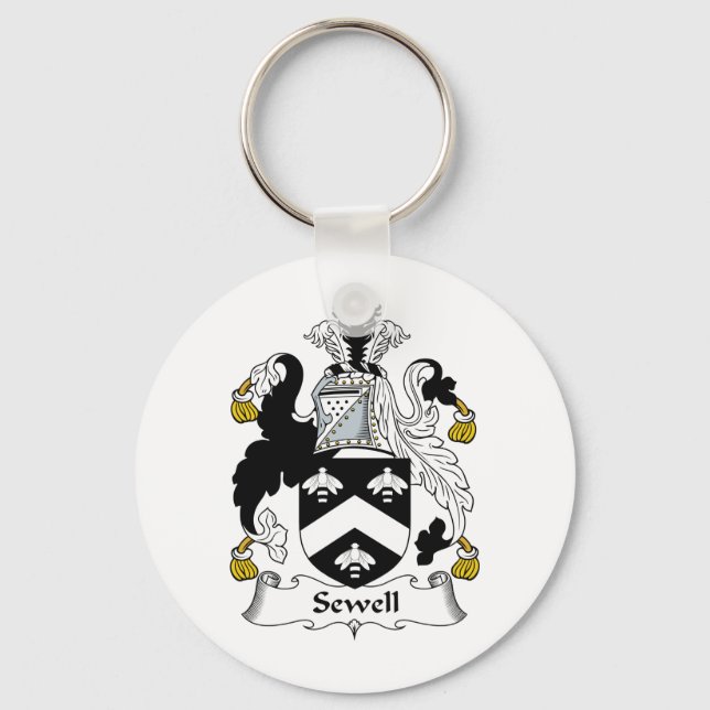 Porte-clés Sewell Family Crest (Recto)