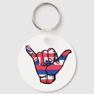 Porte-clés Shaka Hawaii