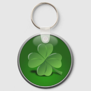 Porte-clés Shamrock chanceux du jour de St Patrick