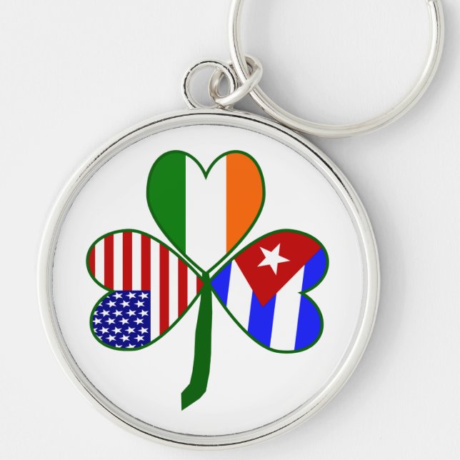 Porte-clés Shamrock cubain (Devant)