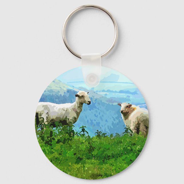 PORTE-CLÉS SHEEP DE MONTAGNE (Recto)