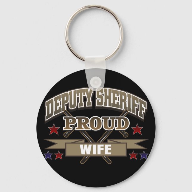 Porte-clés Sheriff Fier Femme (Recto)