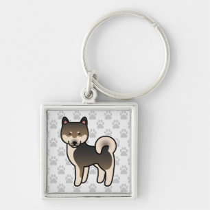 Porte-clés Shiba Inu Sésame