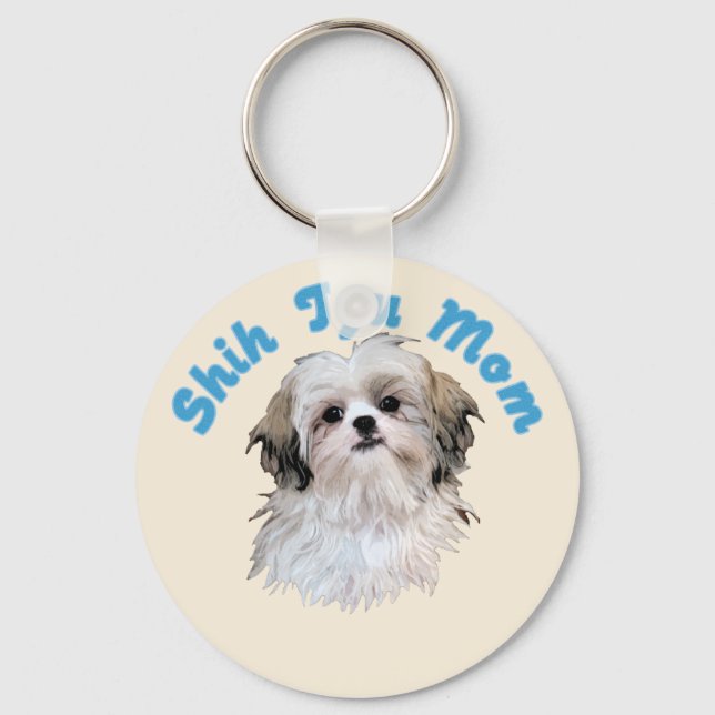 Porte-clés Shih Tzu Mom (Recto)