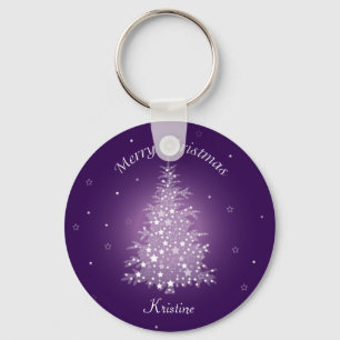 Porte-clés Shimmerger Amethyst Porte - clé d'arbre de Noël