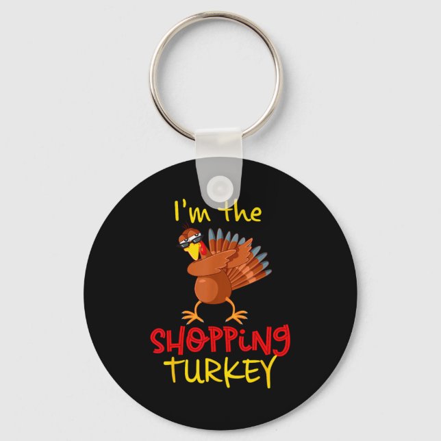 Porte-clés Shopng Turkey Matching Family Group Thanksgiving P (Recto)