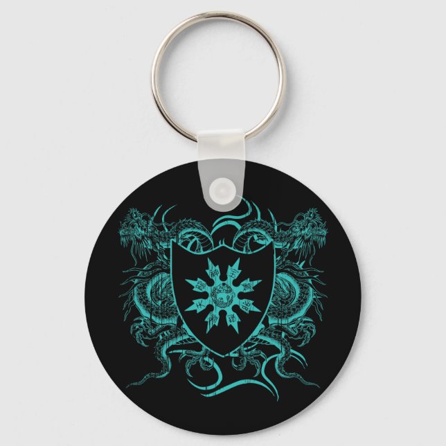 Porte-clés Shuriken Dragons (Recto)