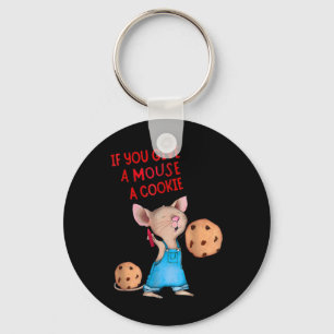 Porte-clés Si Vous Donnez Une Souris Un Cookie