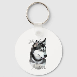 Porte-clés Sibérie Husky (noir) Maman 2
