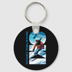Porte-clés Sierra-at-tahoe Cool Ski Vacances Ski Extérieur S