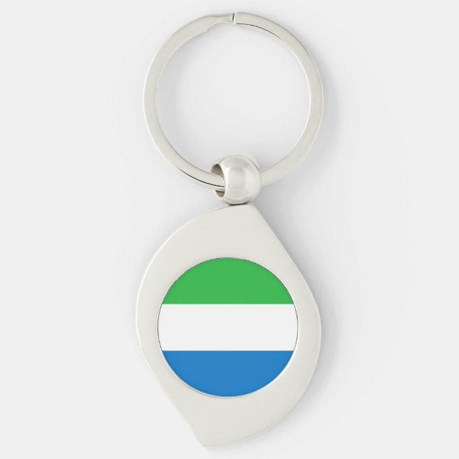 Porte-clés Sierra Leone Flag (Devant)