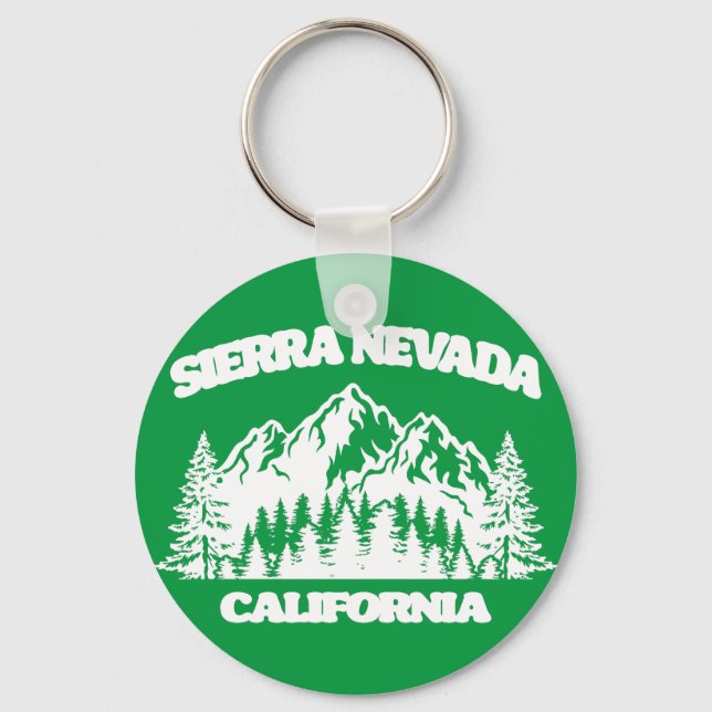 Porte-clés Sierra Nevada Californie (Recto)