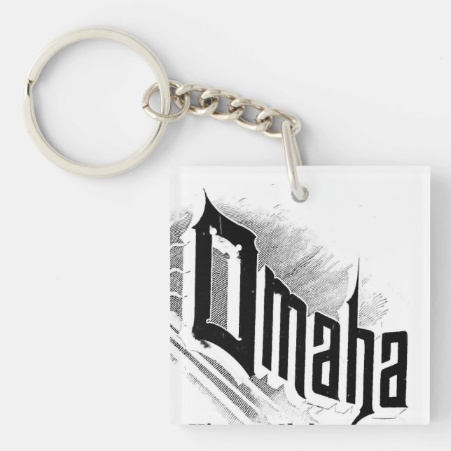 Porte-clés SIGNE CENTRALE Omaha Ghost T-Shirt (Devant)