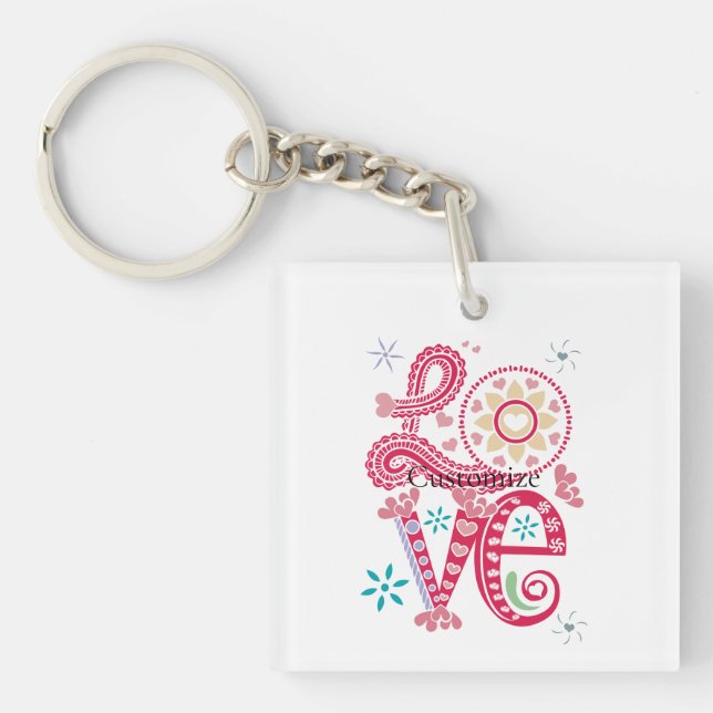 Porte-clés SIGNE D'AMOUR Super Hippie Thunder_Cove (Devant)