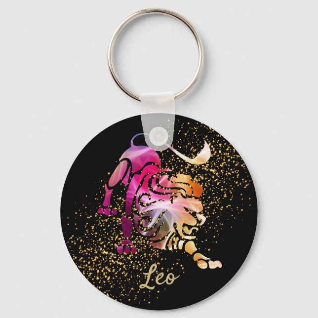 Porte-clés SIGNE D'Astrologie Zodiaque Léo (Recto)