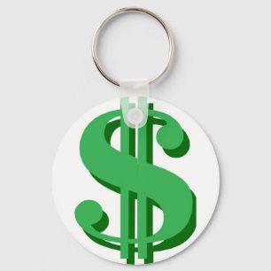 Porte-clés $ signe dollar