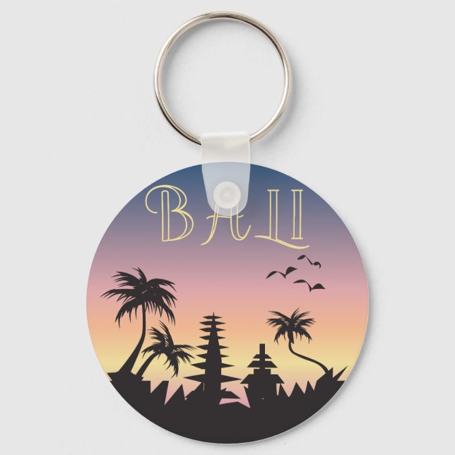 Porte-clés SIGNE DU Tourisme DE Bali (Recto)
