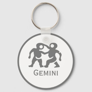 Porte-clés Signe Gemini du Zodiac Design