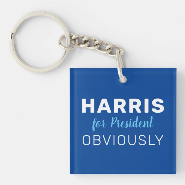 Porte-clés Signe Harris pour président de toute évidence 2024 (Devant)