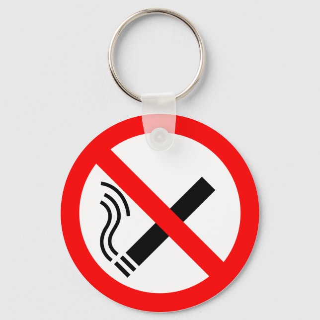 Porte-clés Signe NO Smoking - Signal UK (Recto)