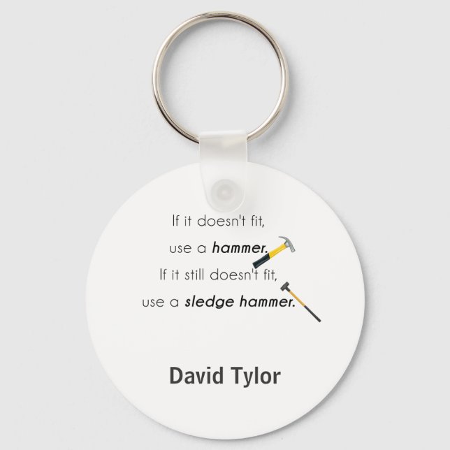 Porte-clés S'il ne convient pas, (Recto)