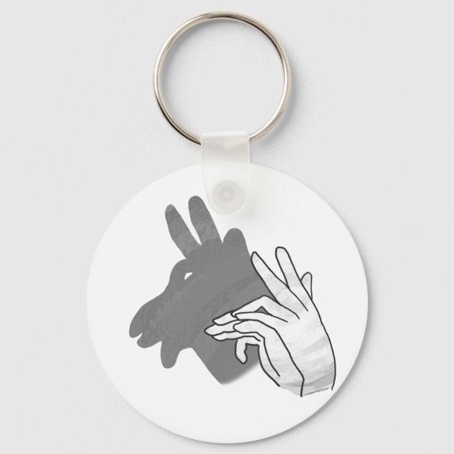 Porte-clés Silhouette à la main Billy Goat Grey (Recto)