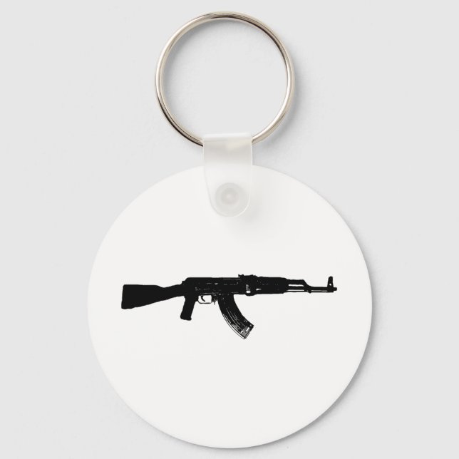 Porte-clés Silhouette AK-47 (Recto)