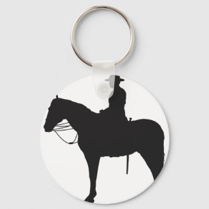Porte-clés Silhouette canadienne de Mountie