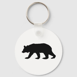 Porte-clés Silhouette de Black Bear
