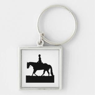 Porte-clés Silhouette du cheval