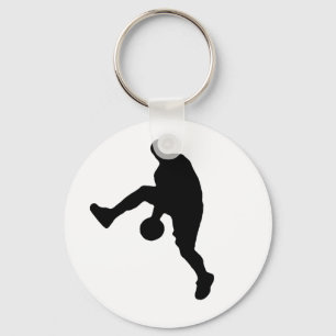 Porte-clés Silhouette du joueur de basket