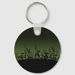 Porte-clés Silhouettes de Fleurs