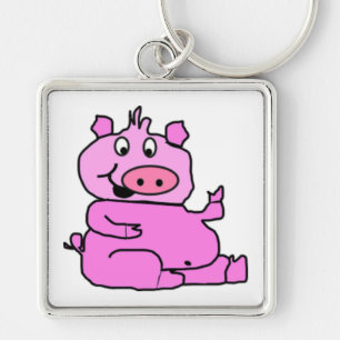 PORTE-CLÉS SILLY PIGGY