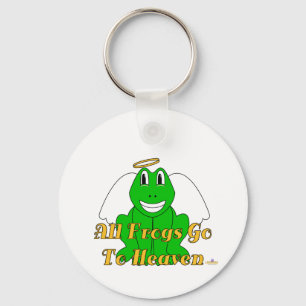 Porte-clés Silly Souriant Grenouille verte Angel Toutes les g