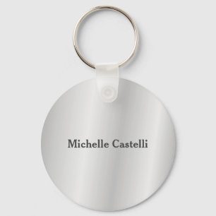 Porte-clés Silver Grey Professional Unique Classical Simple