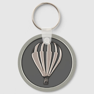 Porte-clés Silver Hot Air Balloon