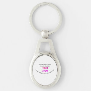 Porte-clés simple et minimal ajouter votre logo/design ici te