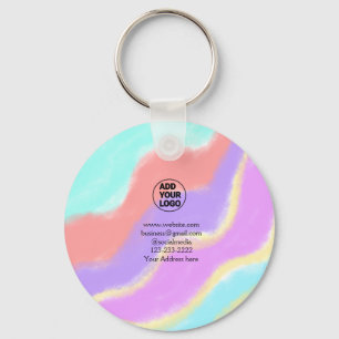 Porte-clés simple et minimal ajouter votre logo/design ici te