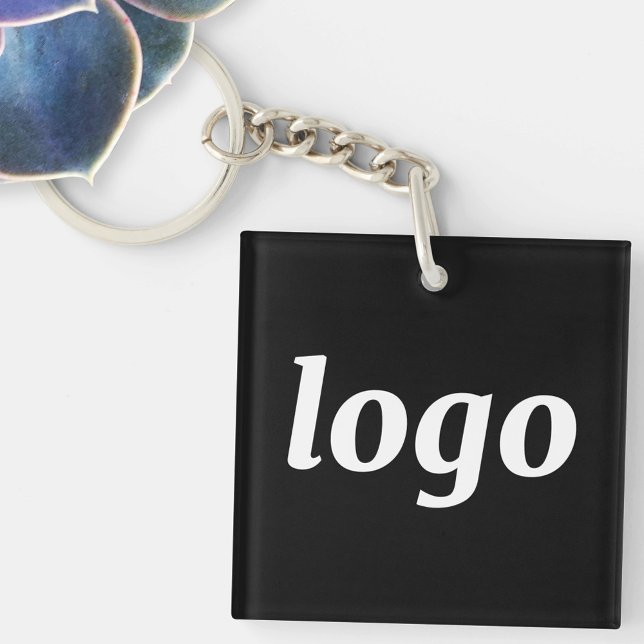 Porte-clés Simple Logo Branding Promotional Business (Simple logo business branding promotional keyring)