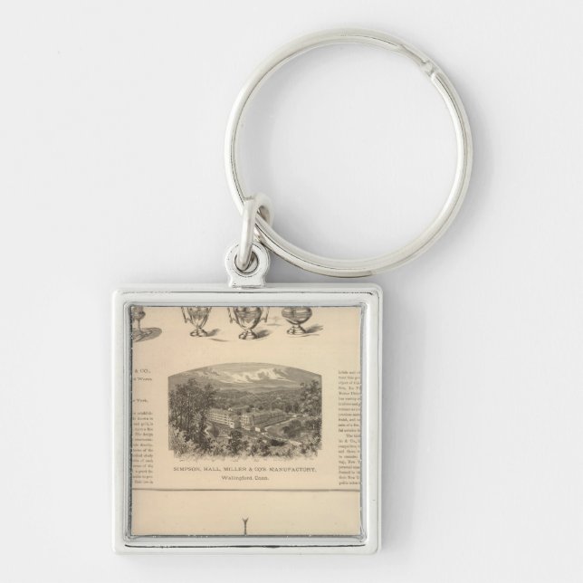 Porte-clés Simpson, Hall, Miller et Traveler's Company (Devant)