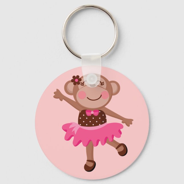Porte-clés Singe Ballerina (Recto)
