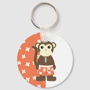 Porte-clés Singe de surf