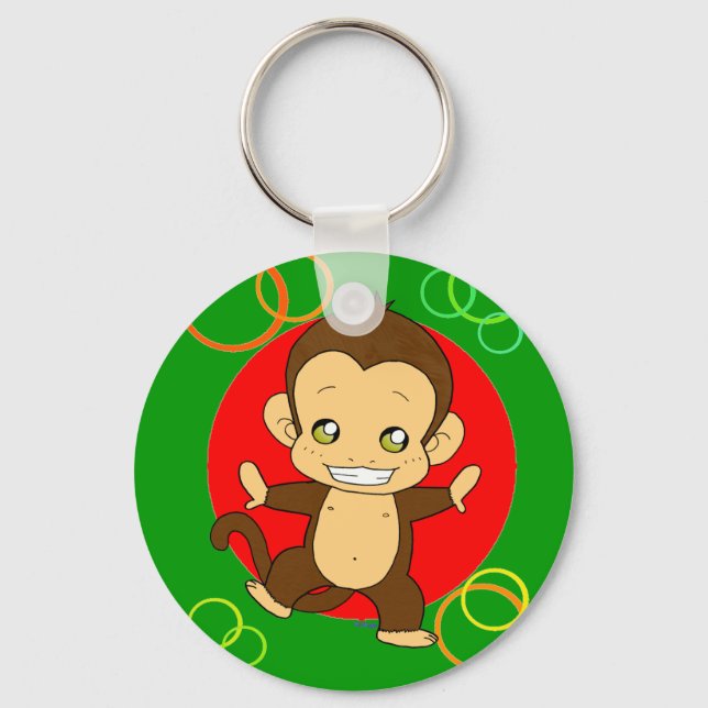 Porte-clés Singe mignon (Recto)