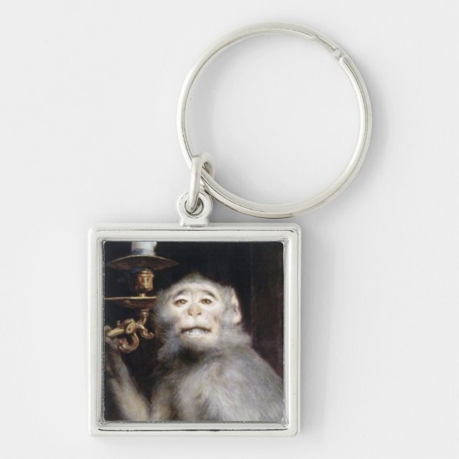 Porte-clés Singe souriant (Devant)