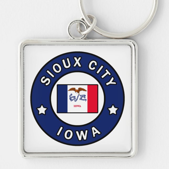 Porte-clés Sioux City Iowa (Devant)