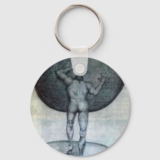 Porte-clés sisyphus (Recto)