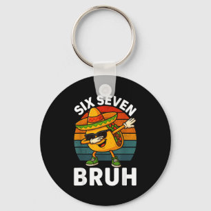 Porte-clés Six Seven 6 7 Mème Taco Dabbing Cinco De Mayo Nour