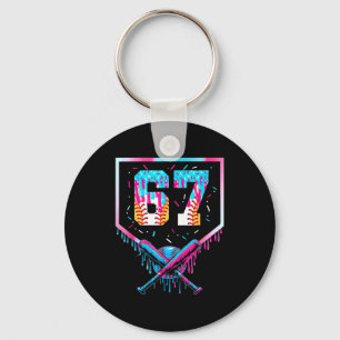 Porte-clés Six Seven Baseball Crème Glacée Drip Cool 67 Gen A