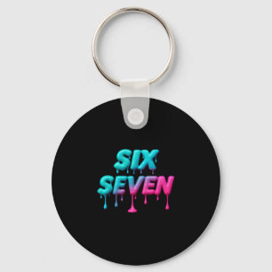 Porte-clés Six Seven Mème pour les enfants et les adultes de