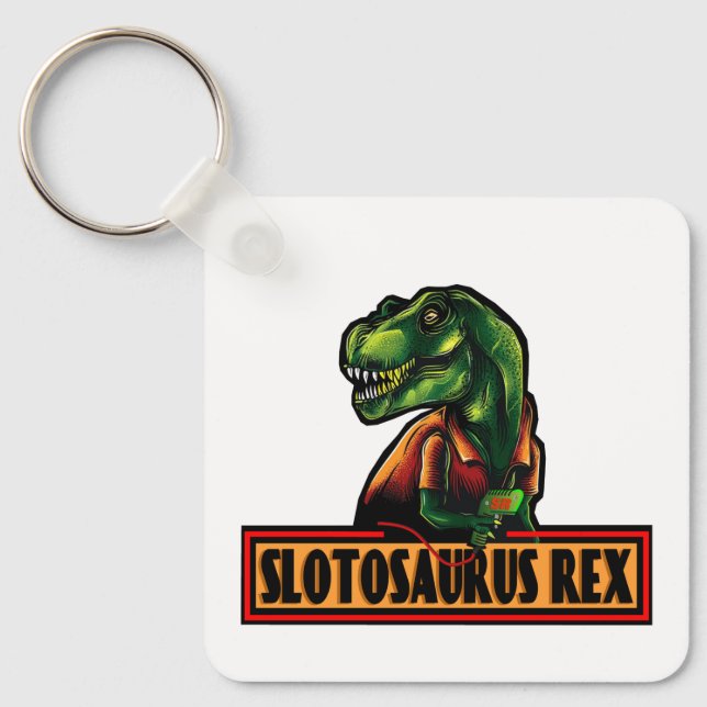 Porte-clés SJ Slotosaurus Rex Key Fob (Recto)